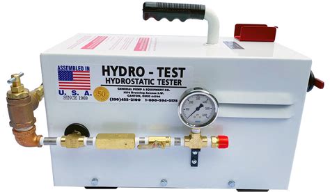 general welding supply hydrostatic testing